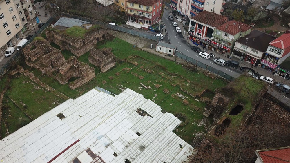 Sancaktepe'deki 14 yüzyıllık Damatrys Sarayı'nda restorasyon çalışmaları devam ediyor - 9