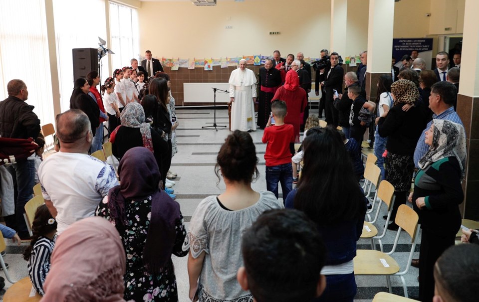 Papa’dan Bulgaristan'daki mülteci kampa ziyaret - 2