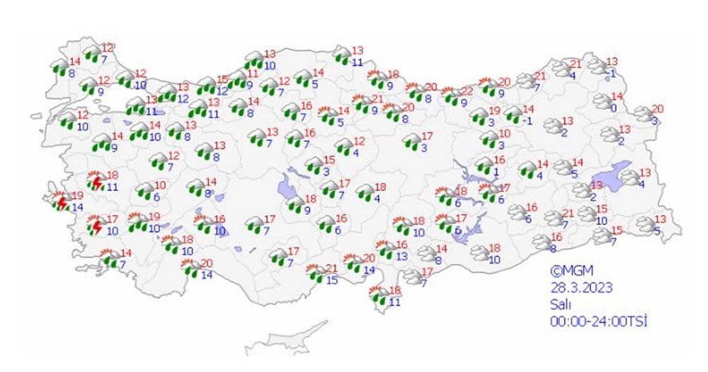 Önce yağmur sonra kar geliyor (Meteoroloji'den haftalık hava durumu raporu) - 6