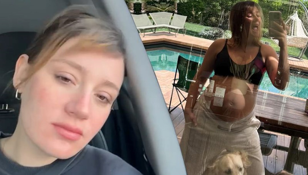 Gizem Karaca'dan yeni hamilelik pozları: Ağlama krizi var mesela