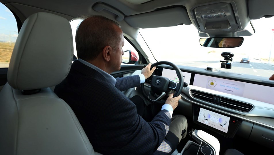 Cumhurbaşkanı Erdoğan'dan Togg paylaşımı
