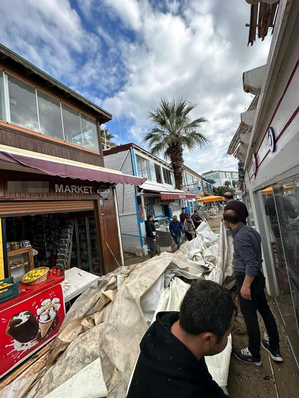 Bodrum'u fırtına vurdu - 7