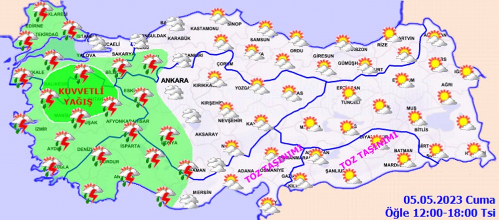 Sıcaklıklar düşüyor! 12 il için sarı kodlu uyarı (Bugün hava nasıl olacak?) - 8