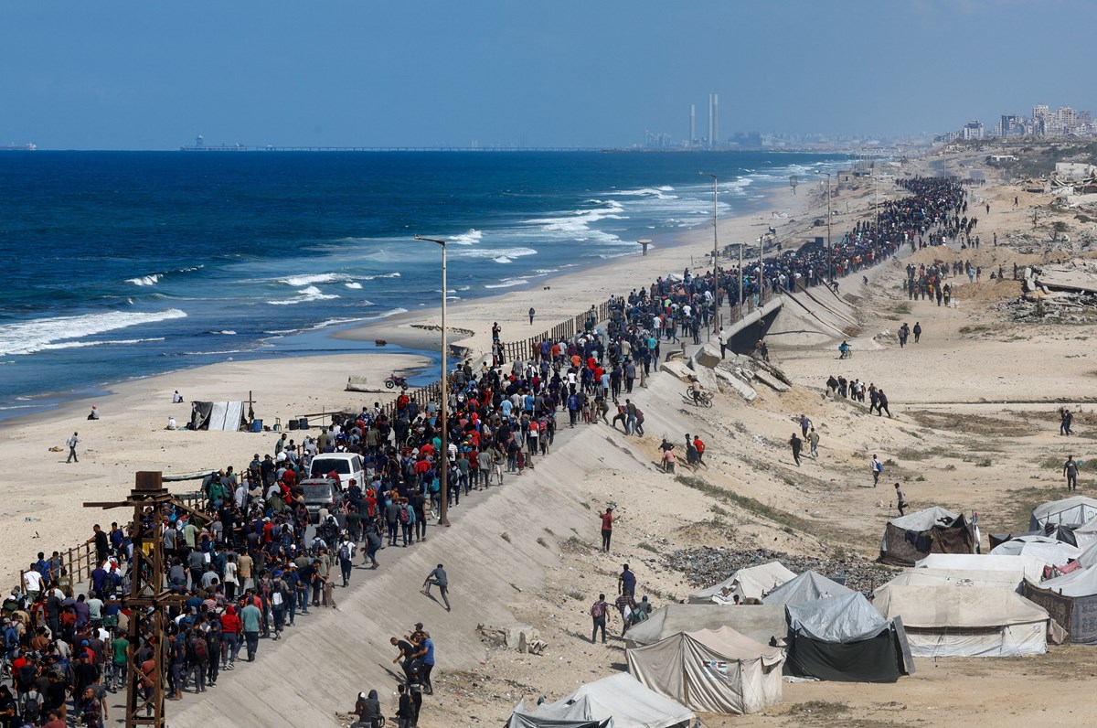 Ateşkesin resmen yürürlüğe girmesiyle birlikte Filistinlilerin Gazze kentine göçü başladı.
