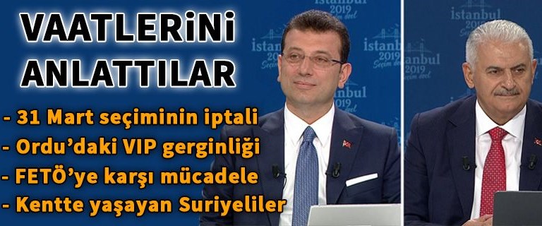 Binali YÄ±ldÄ±rÄ±m ile Ekrem Ä°mamoÄlu canlÄ± yayÄ±nda sorularÄ± yanÄ±tlÄ±yor