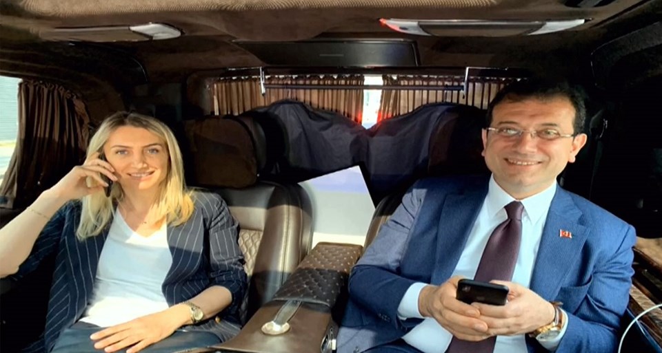 Ekrem İmamoğlu mazbatasını almaya böyle gitti