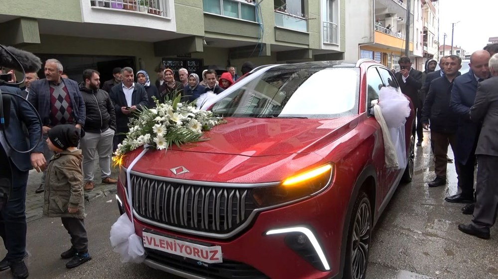 Togg gelin arabası oldu - 13