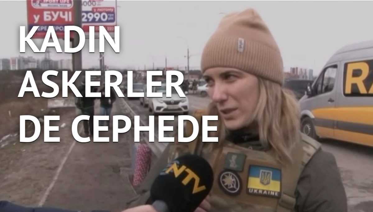 Ukraynalı kadın askerler ön saflarda çarpışmalara katılıyor