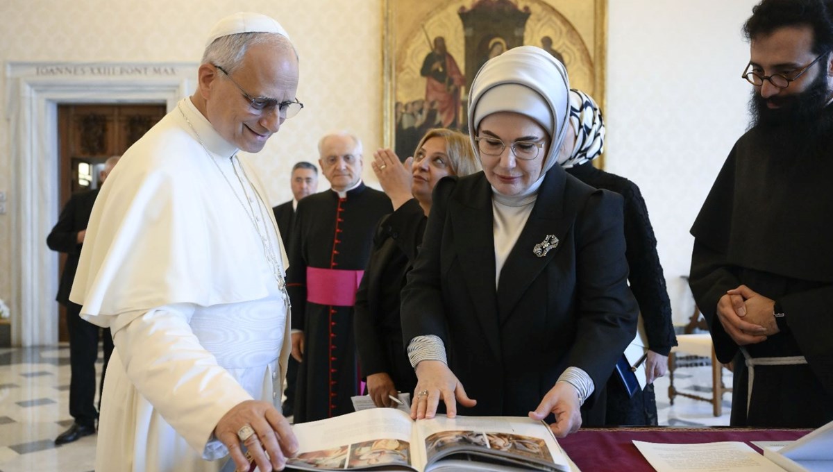 Emine Erdoğan, Papa Leo ile görüştü