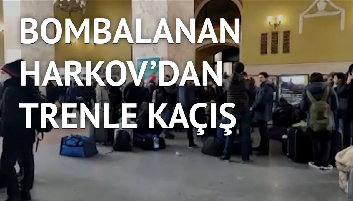 Türk öğrencileri taşıyan tahliye treni Romanya sınırına gidiyor
