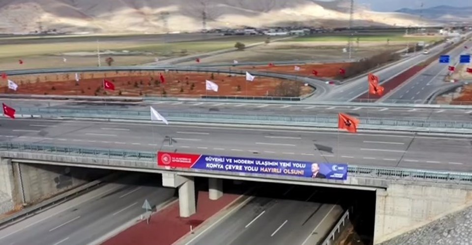 Konya Çevre Yolu 2. Kesimi açıldı | Cumhurbaşkanı Erdoğan: Seyahat süresini 49 dakikadan 17 dakikaya düşürüyoruz - 1