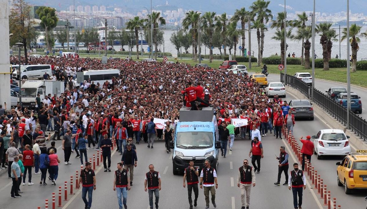 İzmir'de grev 4. gününde