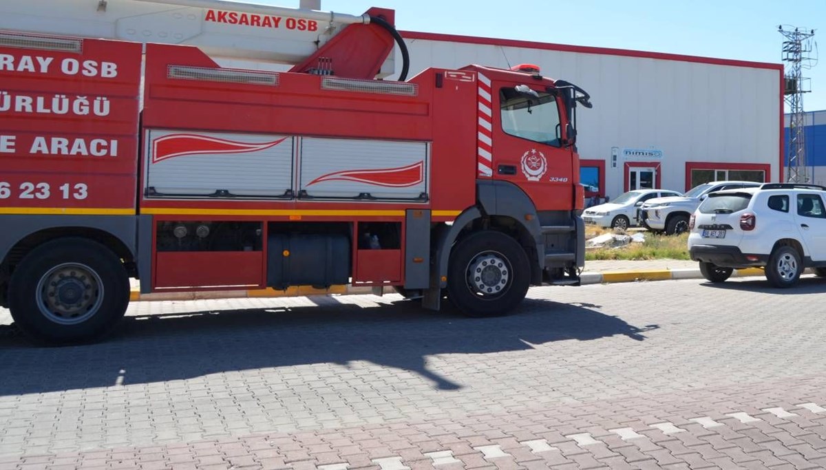 Aksaray'da fabrikada patlama
