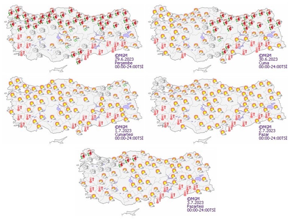 Meteorolojiden 8 il için sarı kodlu yağış uyarısı - 2