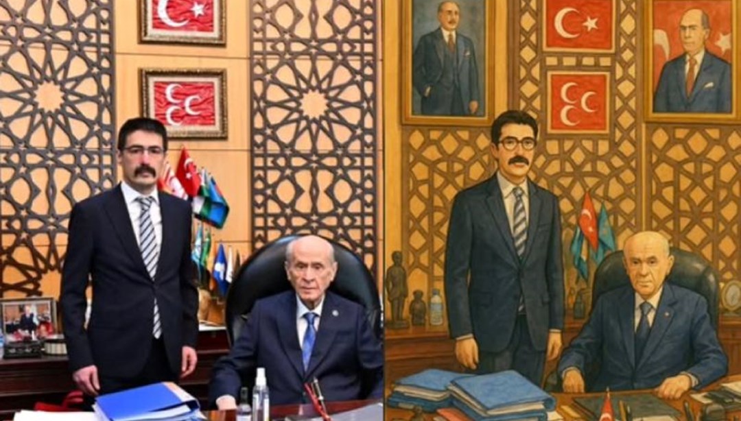 Sosyal medyada yeni akım! Studio Ghibli'deki ilk siyasetçi Devlet Bahçeli