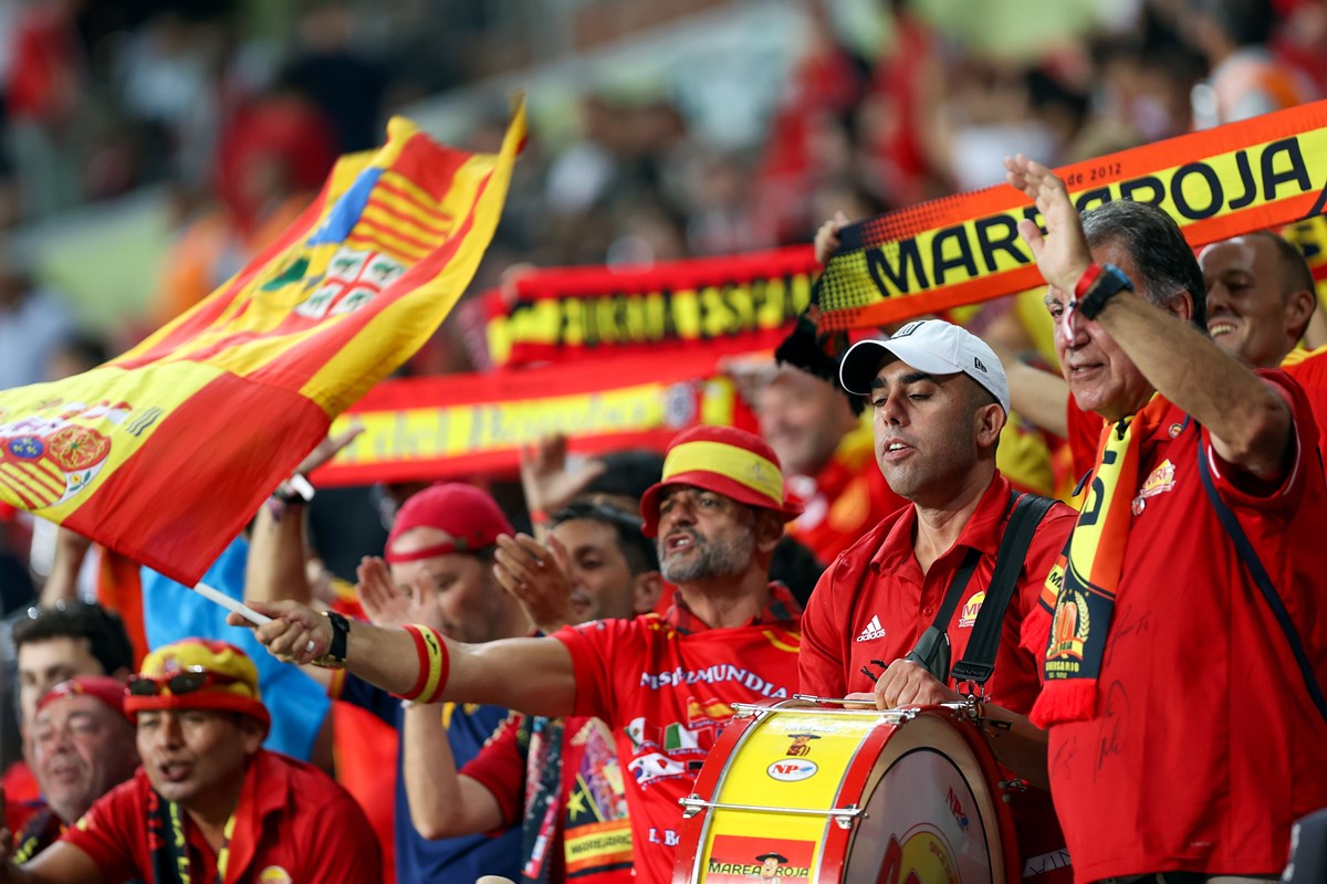 İspanyol taraftarlar, İspanya Milli Takımı