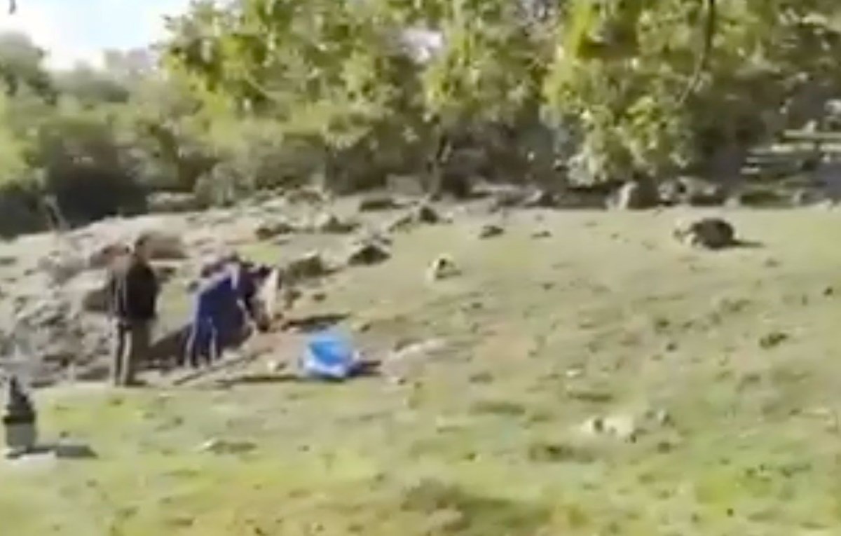 Eskişehir'de definecilere suçüstü Eskişehir'de definecilere suçüstü