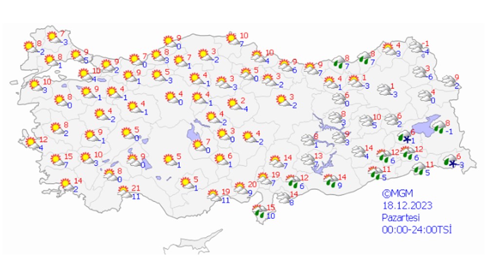 İstanbul dahil 7 il için sarı ve turuncu kodlu uyarı (Hafta sonu hava nasıl olacak?) - 19