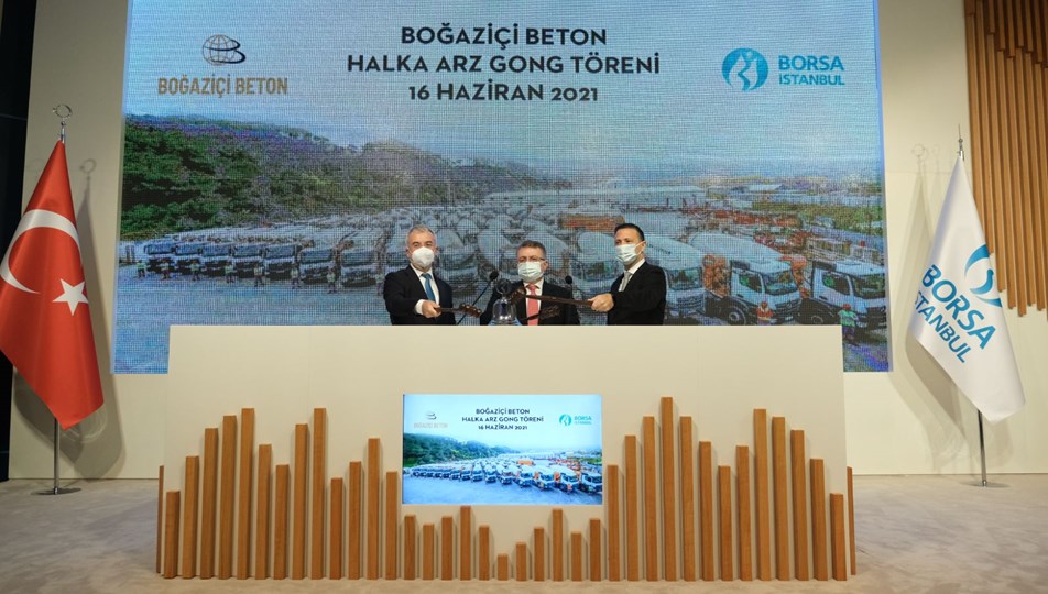 Borsa İstanbul'da gong Boğaziçi Beton için çaldı