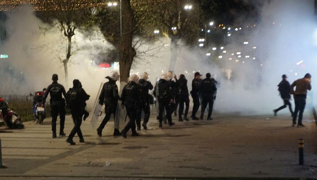 Siirt’te izinsiz Van protestosuna polis müdahalesi