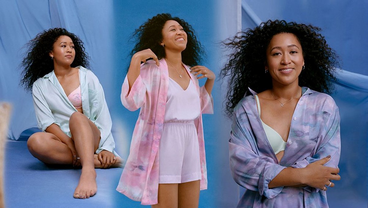 Ünlü tenisçi Naomi Osaka iç çamaşırı markası Victoria's Secret için koleksiyon tasarladı