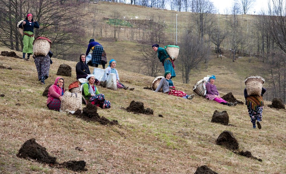 Karadeniz'in çalışkan kadınları: Köy toplansa evde tutamaz - 15