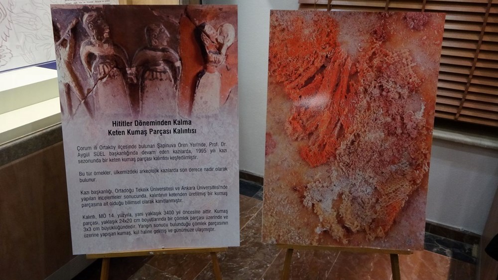 30 yıl önce bulunmuştu: 3 bin 500 yıllık Hitit keten kumaşı - 3