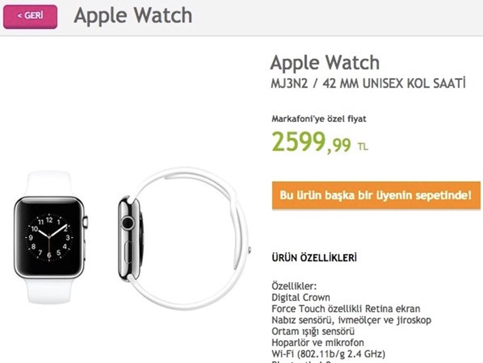 Apple Watch Türkiye'de satışa çıktı - 1