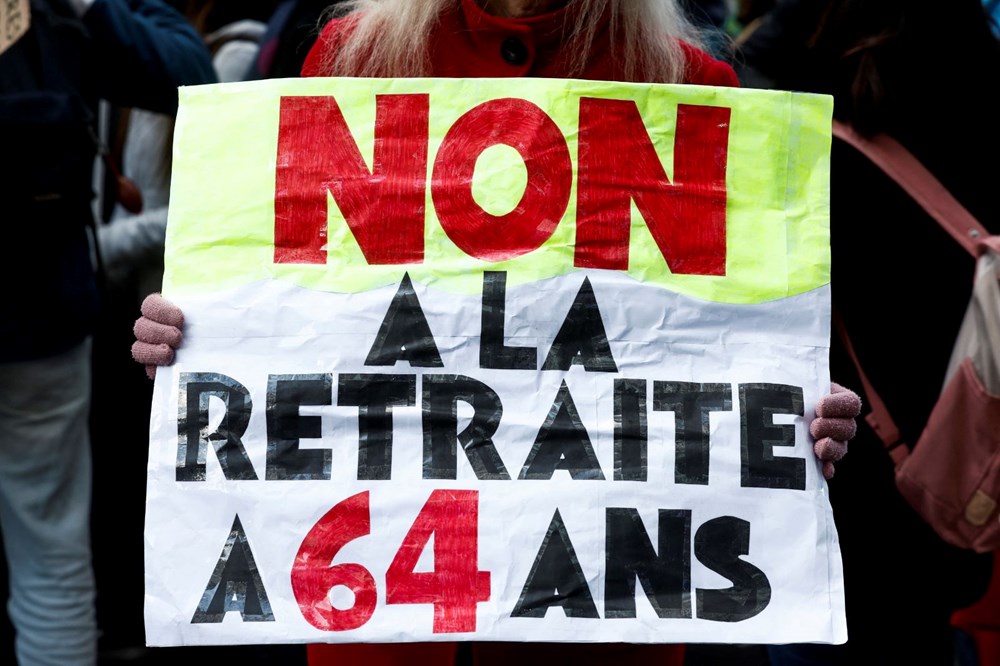 Paris’te emeklilik reformu protestosu 118 2HGE28HV5EagiFyW2QSZcw
