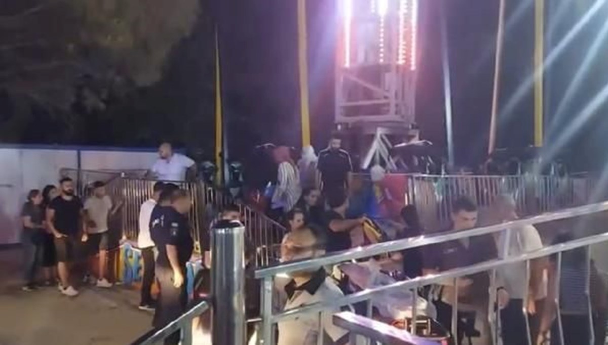 Lunaparkta salıncak ağaç dallarına çarptı: 6 kişi yaralandı