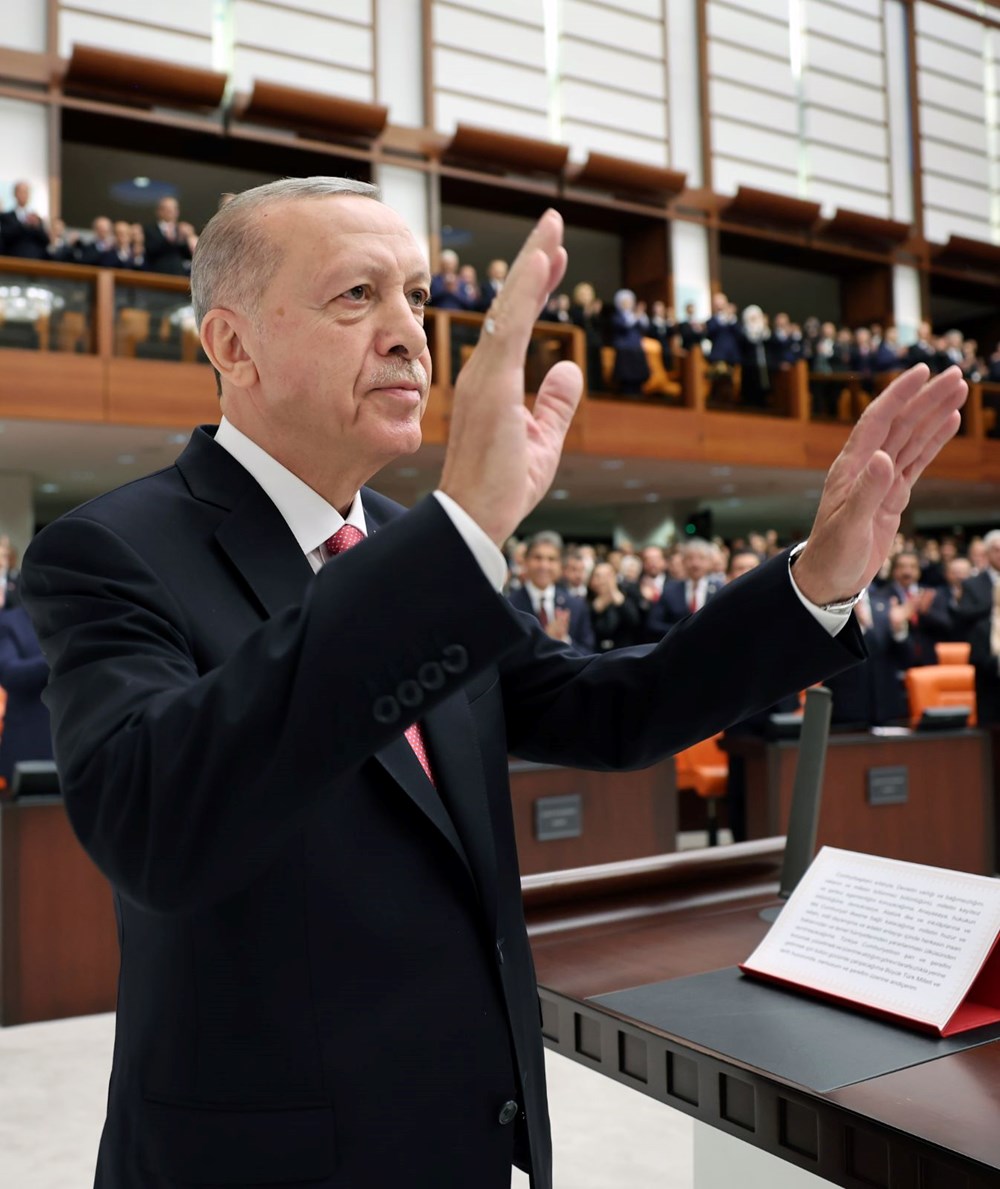 Cumhurbaşkanı Erdoğan'ın Meclis'teki yemin töreninden kareler - 10