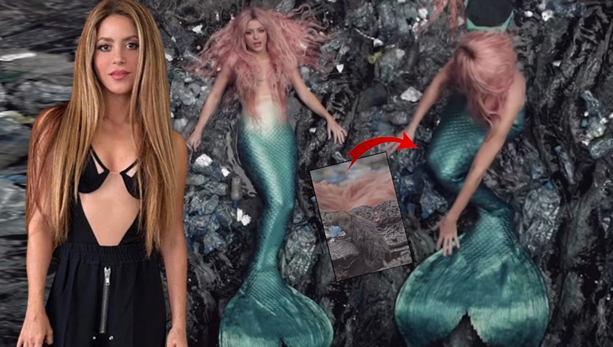 Klip çekiminde zor anlar: Shakira fareyi görünce çığlık attı Klip çekiminde zor anlar: Shakira fareyi görünce çığlık attı