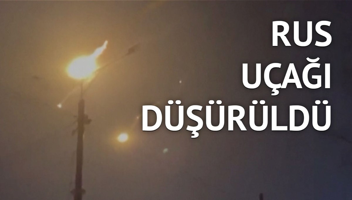 Uçak ateş topuna döndü