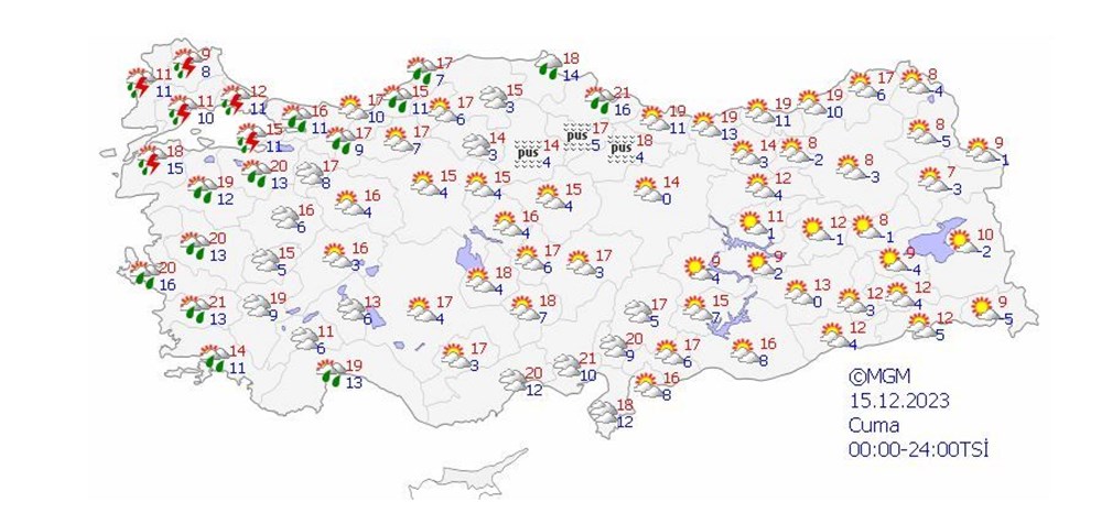 Meteoroloji'den 3 il için sarı kodlu uyarı (Bu hafta hava nasıl olacak?) - 17