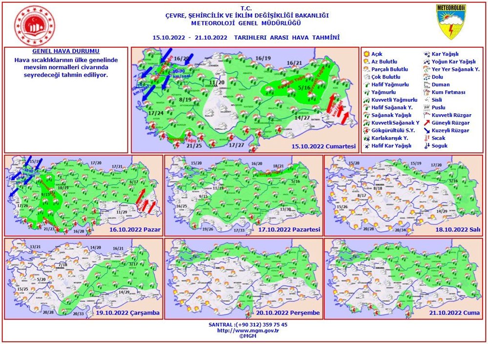 Meteoroloji uyardı: Kuvvetli yağış ve rüzgara dikkat! (Bugün hava nasıl olacak?) - 8