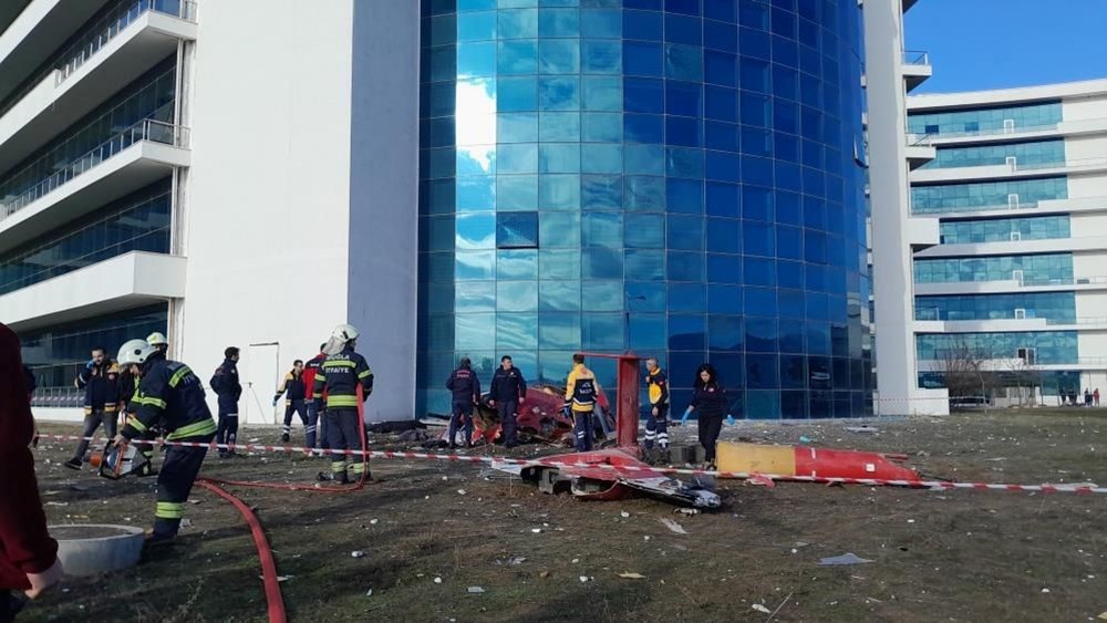Muğla'da hastaneye çarpan ambulans helikopter düştü: 4 kişi öldü - 13