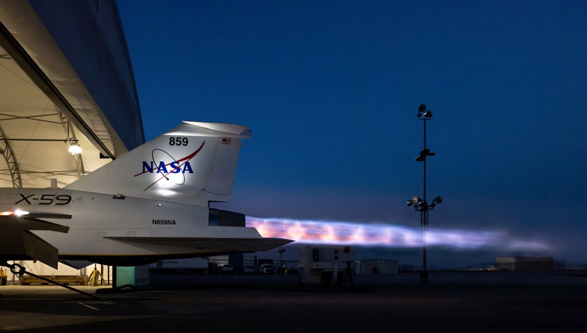 NASA'nın sessiz süpersonik jeti ilk kez havalandı NASA'nın sessiz süpersonik jeti ilk kez havalandı
