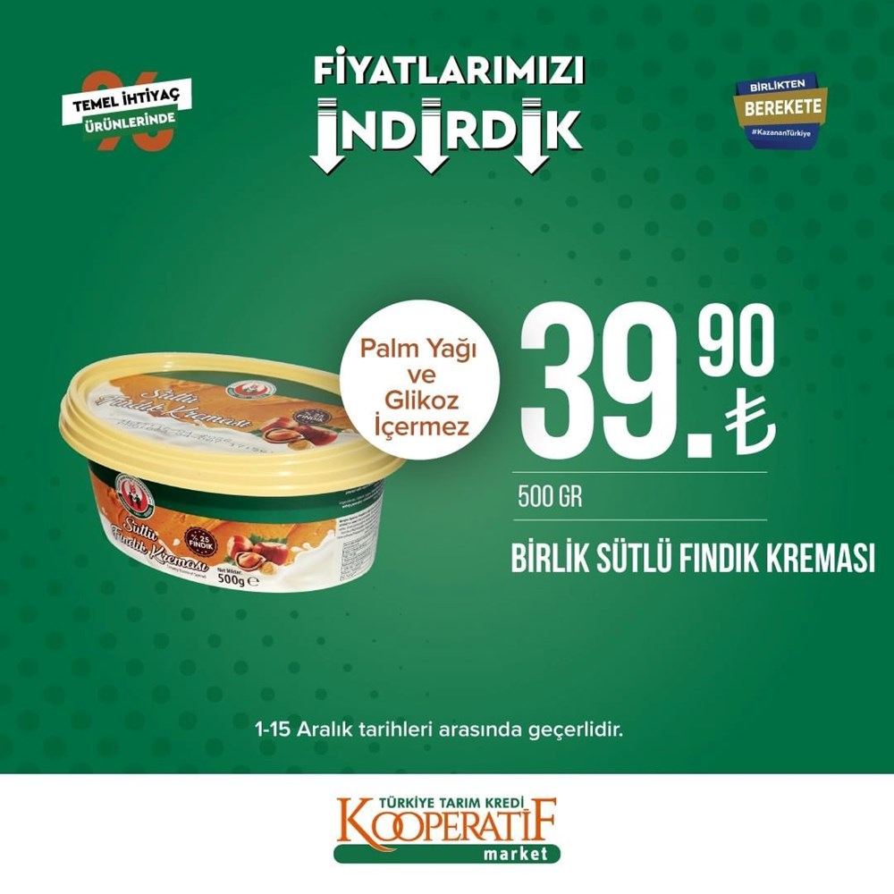 Tarım Kredi Kooperatif Market yeni indirimli ürünler listesini yayınladı (1-15 Aralık güncel indirimli ürünler kataloğu) - 6