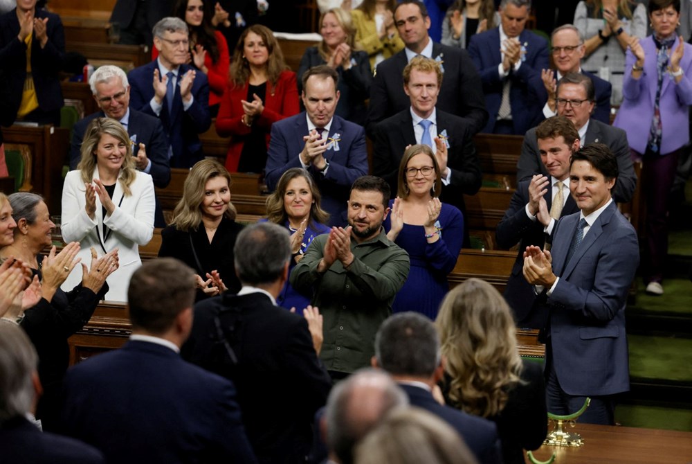 Zelenski ve Trudeau eski Nazi askerini ayakta alkışladı: Ülke tarihindeki en büyük diplomatik utanç - 7