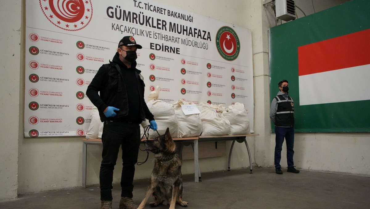 Kapıkule'de 113 kilo esrar ele geçirildi