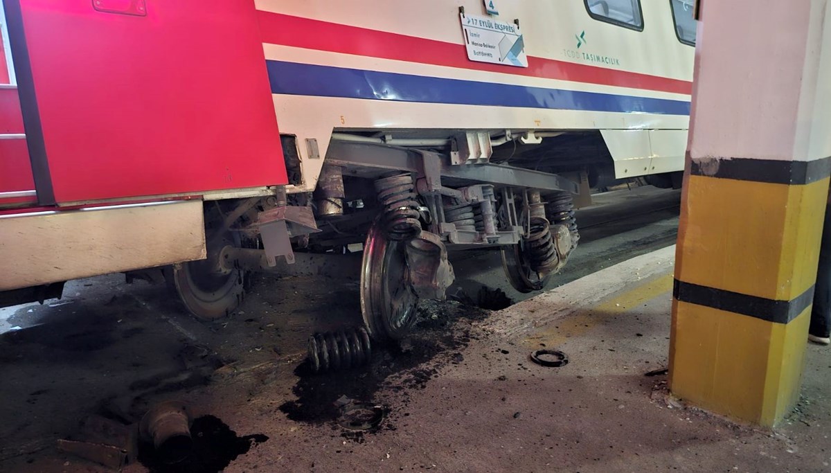 Bandırma'da tren kazası