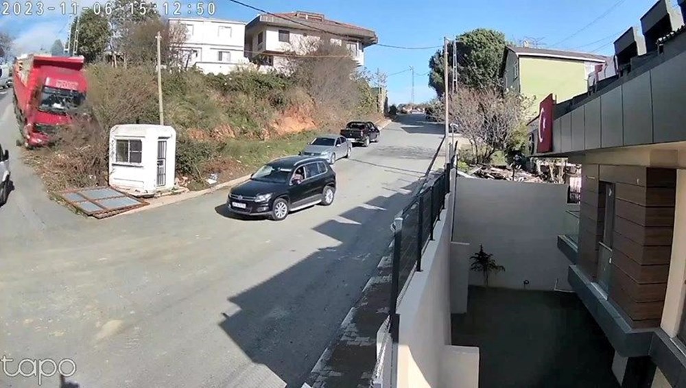 Sarıyer'de facia teğet geçti - 1