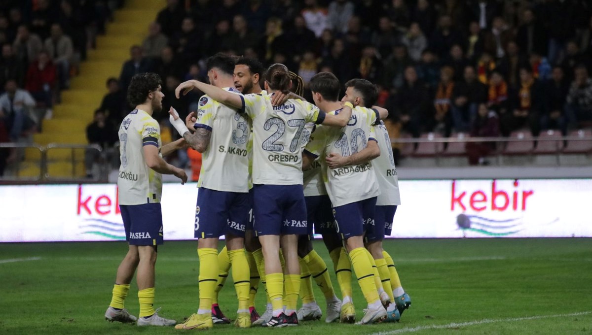Süper Lig'de 24. hafta | Kayserispor 1-2 Fenerbahçe (Maç sonucu)