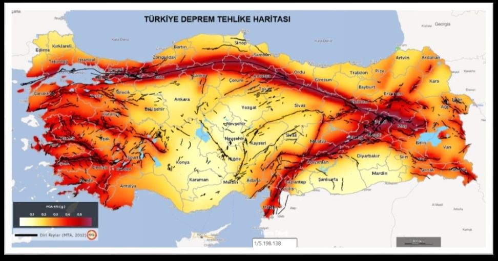 T rkiye deprem risk haritas 2023 Do u Anadolu fay hatt nereden