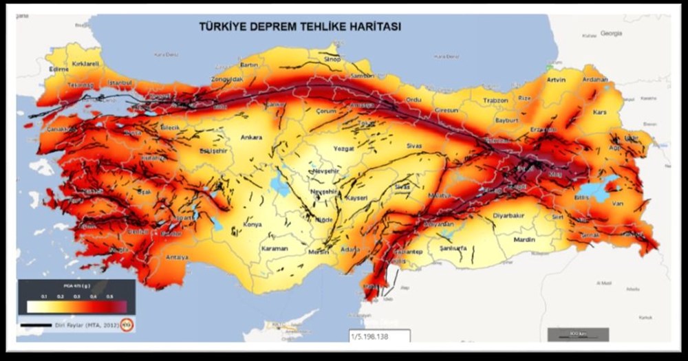 Türkiye deprem risk haritası 2023: Doğu Anadolu fay hattı nereden ve hangi  illerden geçiyor - Son Dakika Türkiye Haberleri | NTV Haber
