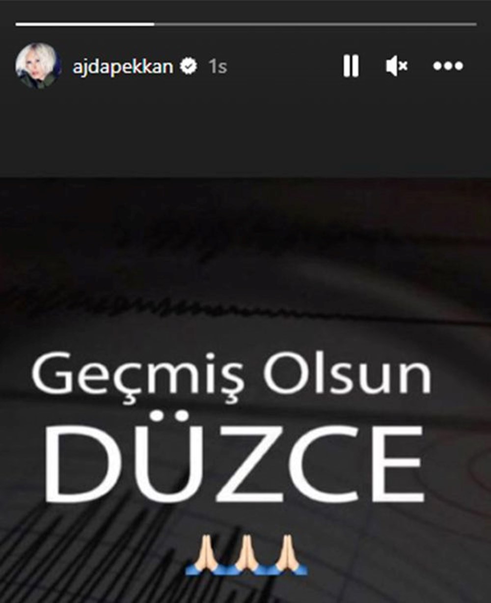 Ünlü isimlerden Düzce depremi sonrası paylaşımlar - 9