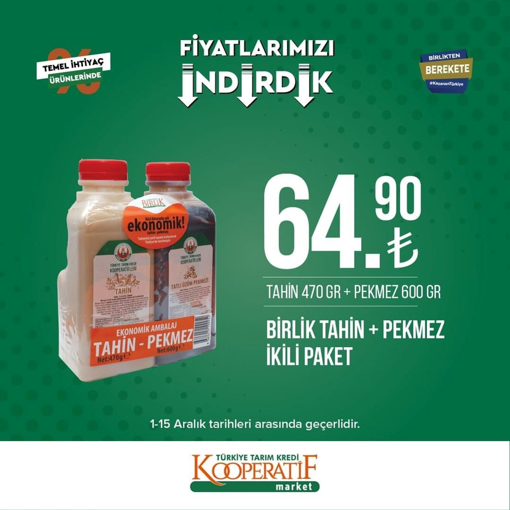 Tarım Kredi Kooperatif Market yeni indirimli ürünler listesini yayınladı (1-15 Aralık güncel indirimli ürünler kataloğu) - 7