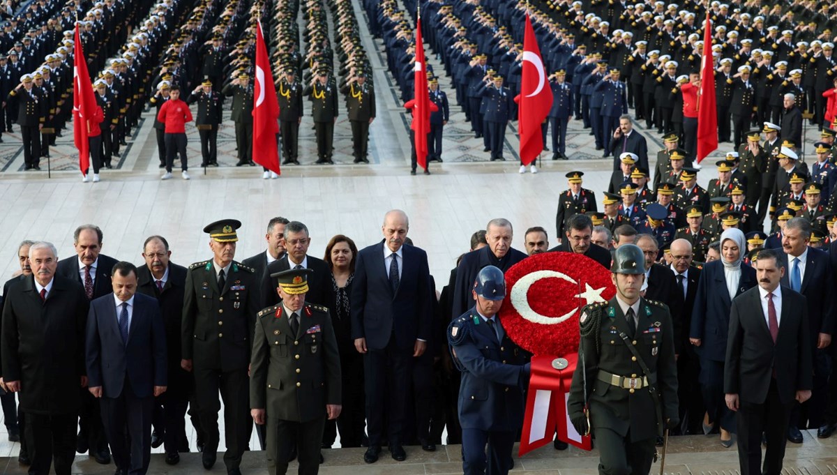 Devlet erkanı Anıtkabir’de | Cumhurbaşkanı Erdoğan: Türkiye’nin yükselişine hiçbir güç engel olamayacak