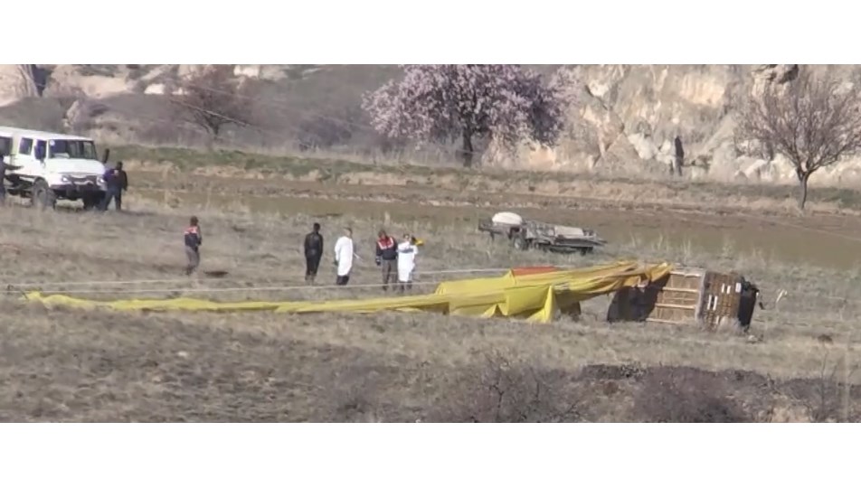 Kapadokya'da balon kazası: 1 ölü 7 yaralı