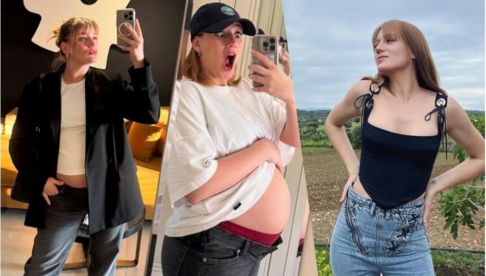 Gizem Karaca'dan karnı burnunda yeni poz